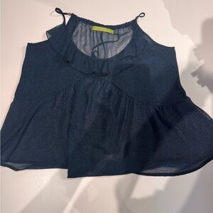 Chic Navy Blue Women's Blouse from Rapsodia